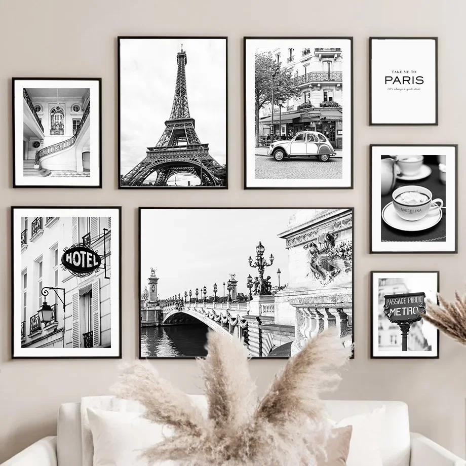 Lighting Mcqueen Bedroom Decor - Black White Paris Towel Cafe Store