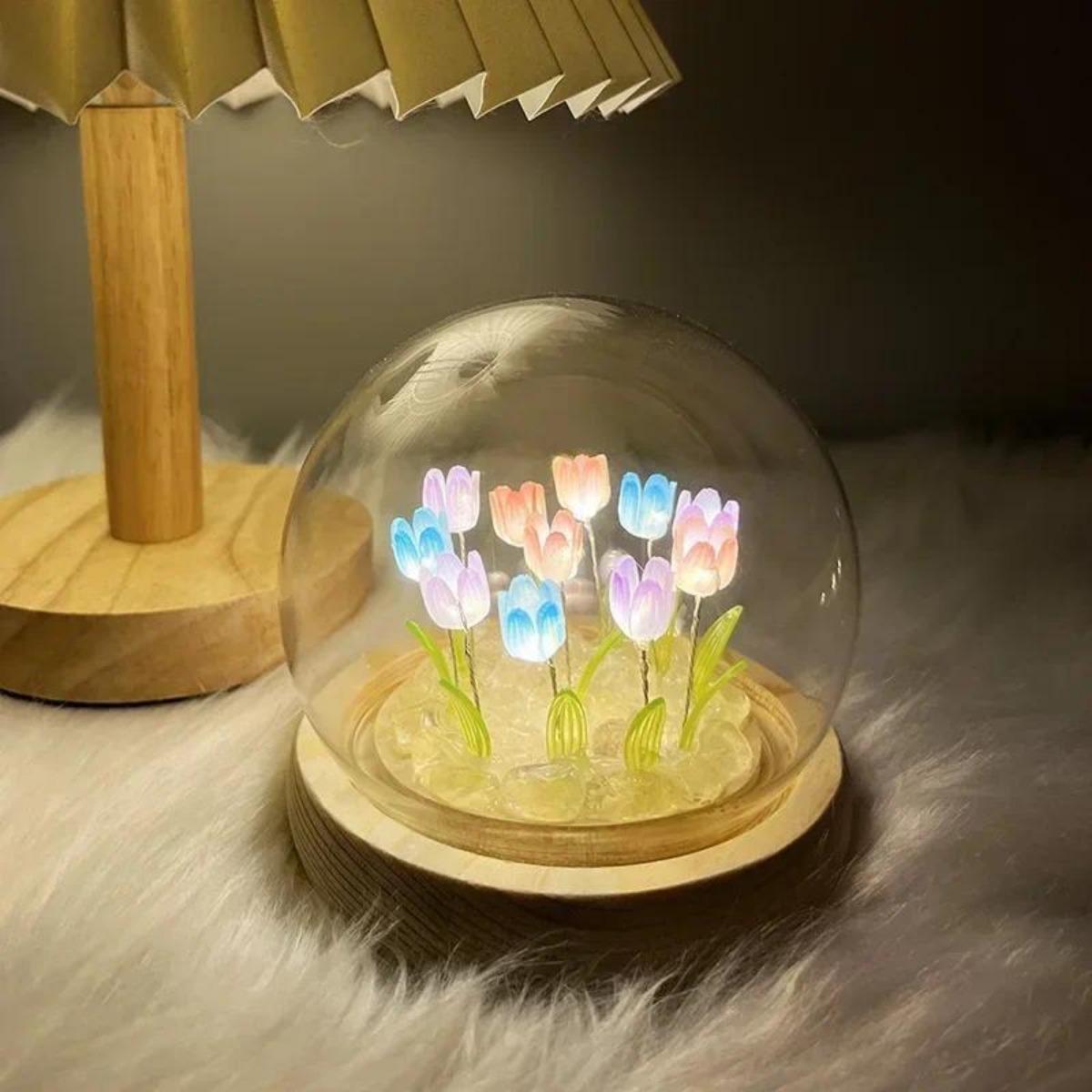 Lighting Decoration Ideas For Home - 1 PC Handmade Tulip Night Light