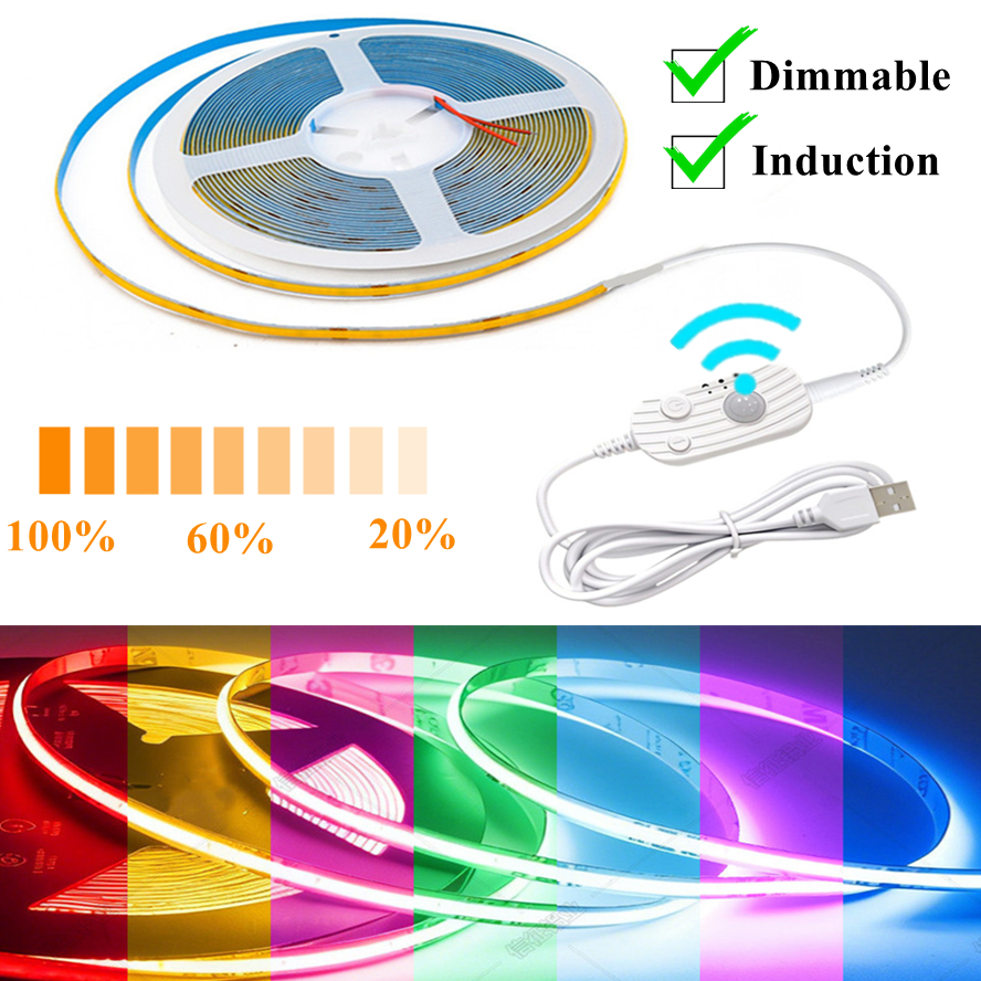 Lighting Decor And More - 3 Modes Dimmable 5V USB COB