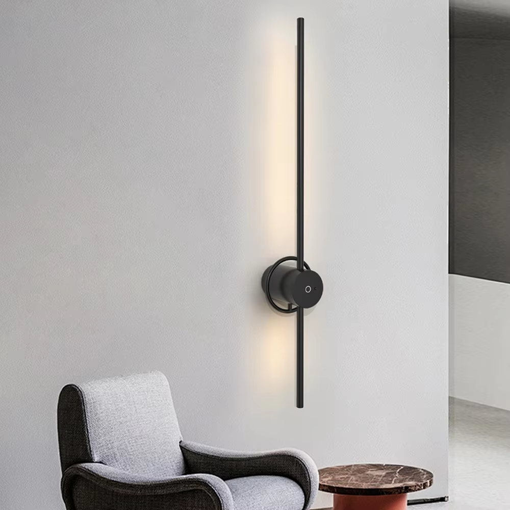 Up Lighting Decor - Modern Rechargeable LED Wall Sconce Lamps