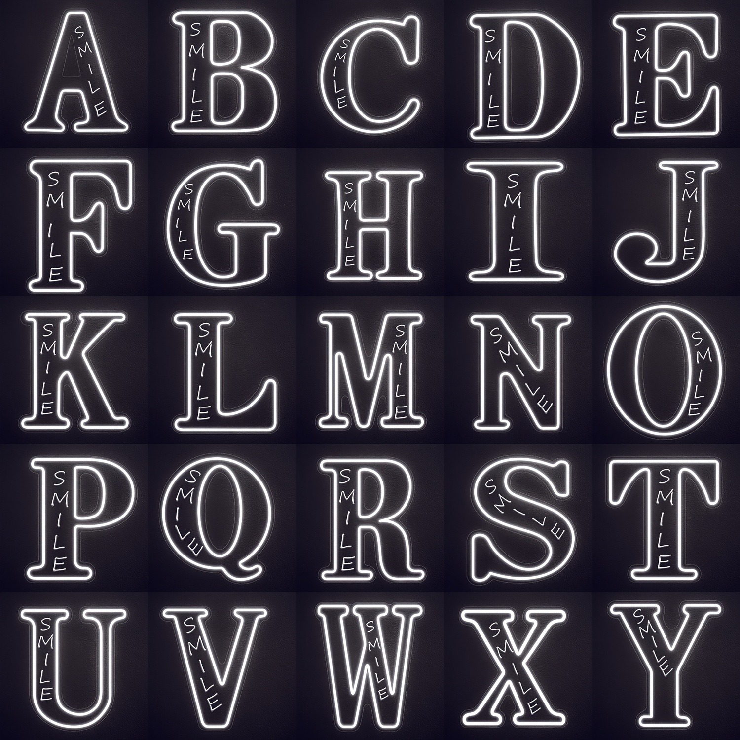 Lighting Decor For Wedding - Custom 26 Letters 3D Embossed LED