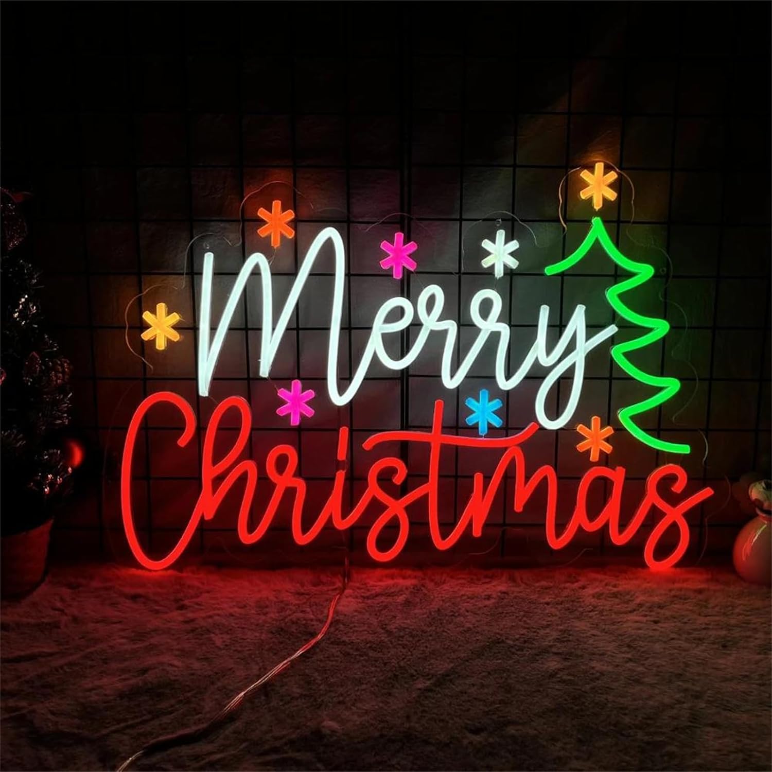 Merry Christmas Neon Sign with – обзор и цена Lighting Decoration Ideas For Home