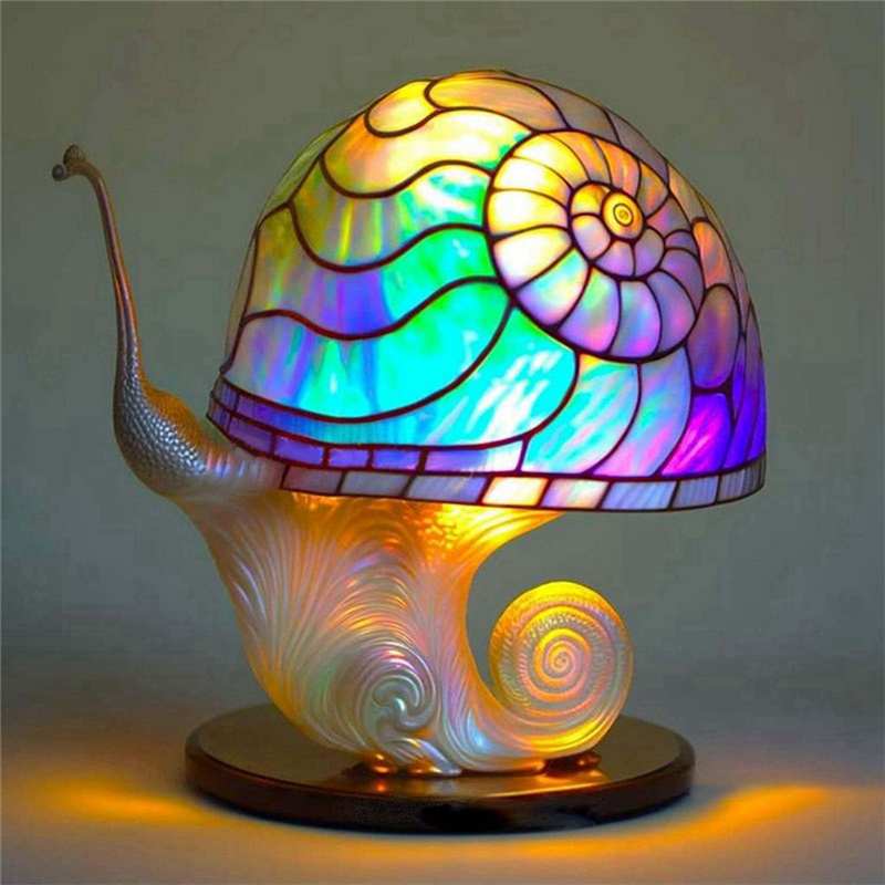 ABVJ-Creative Stained Plant Se – обзор и цена Mushroom Table Lamp