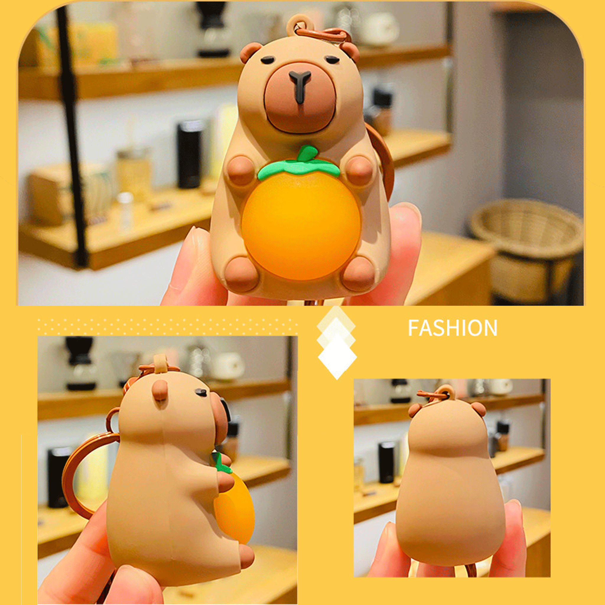Simulation Capybara Doll Keych – обзор и цена Lighting Decor Items