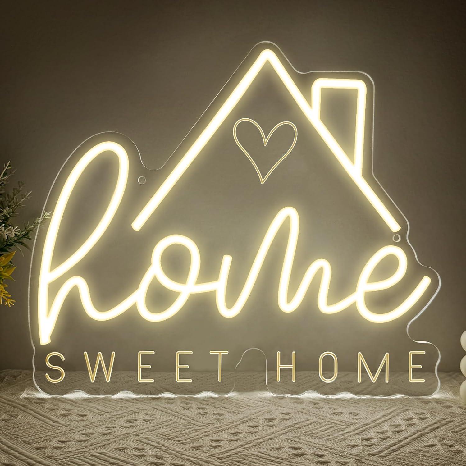 Sweet Home Neon Sign USB Dimma – обзор и цена Lighting Decor Home
