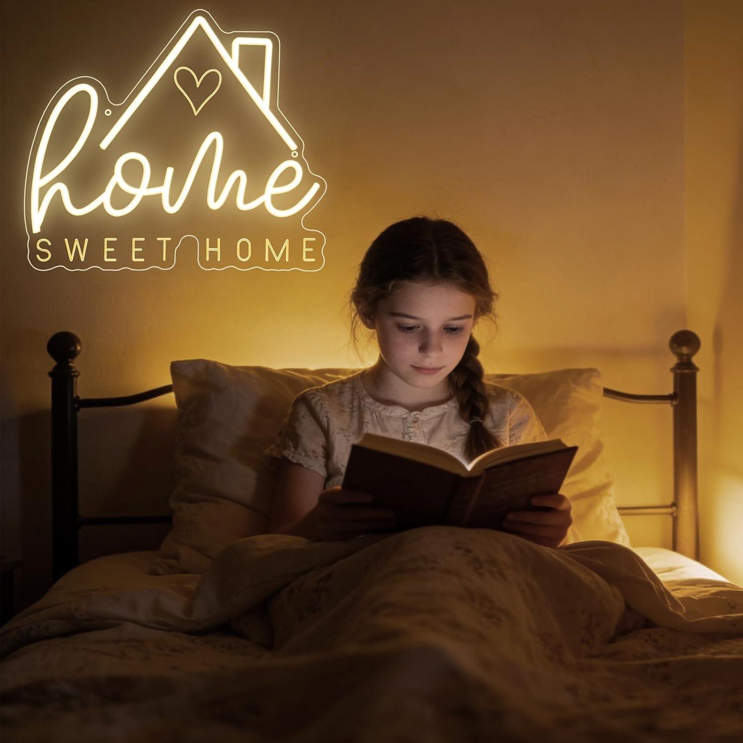 Sweet Home Neon Sign USB Dimma – обзор и цена Lighting Decor Home