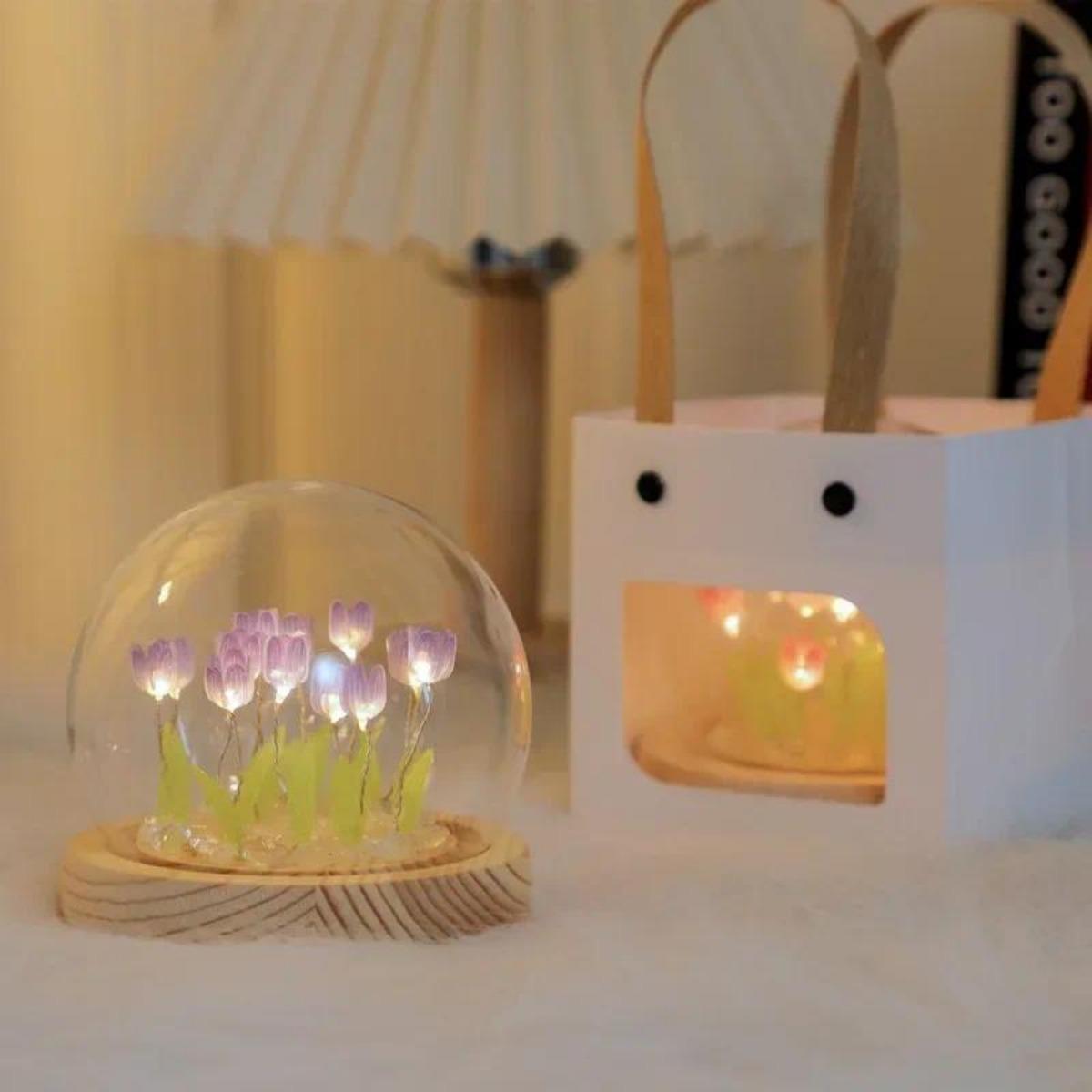 1 PC Handmade Tulip Night Ligh – обзор и цена Lighting Decoration Ideas For Home
