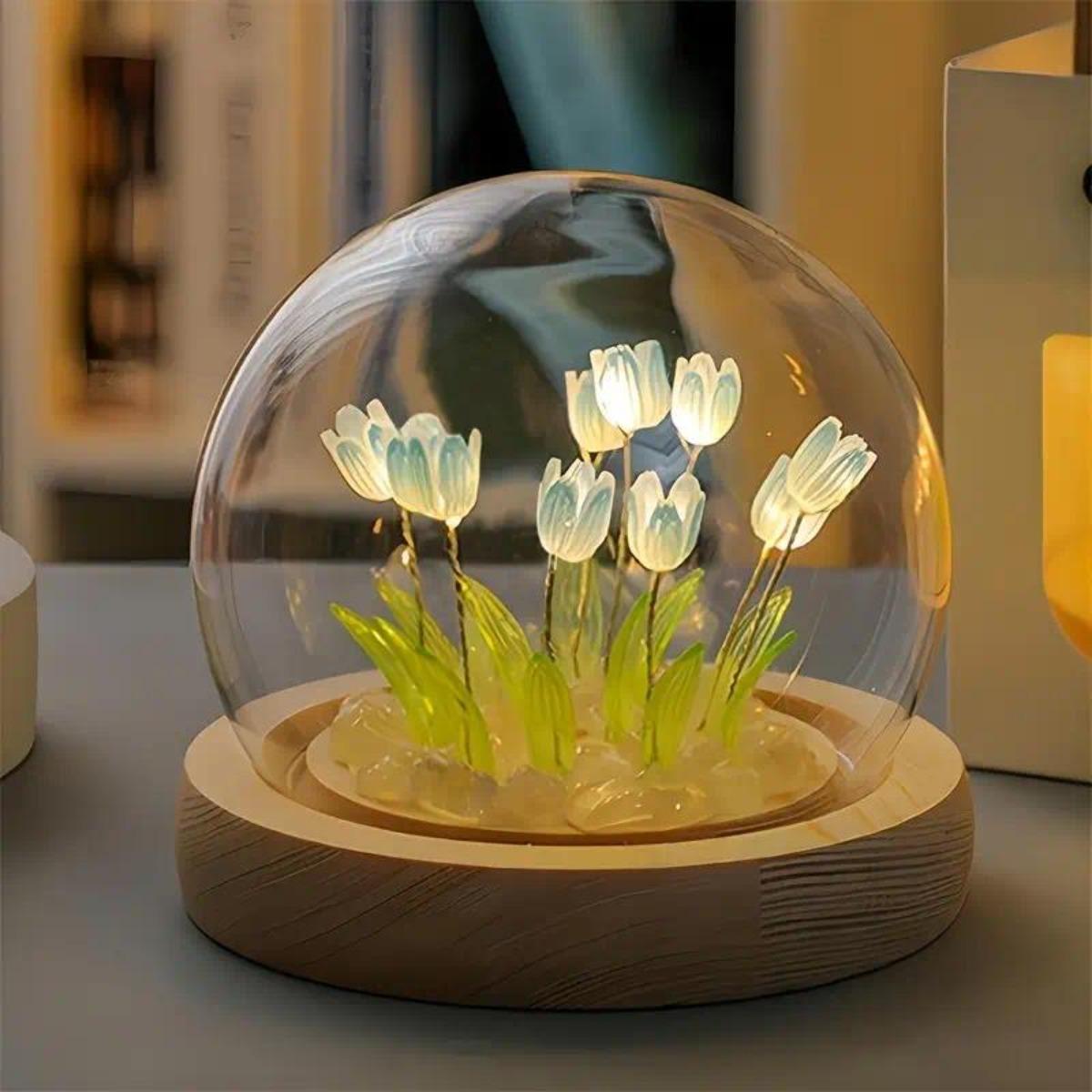 1 PC Handmade Tulip Night Ligh – обзор и цена Lighting Decoration Ideas For Home