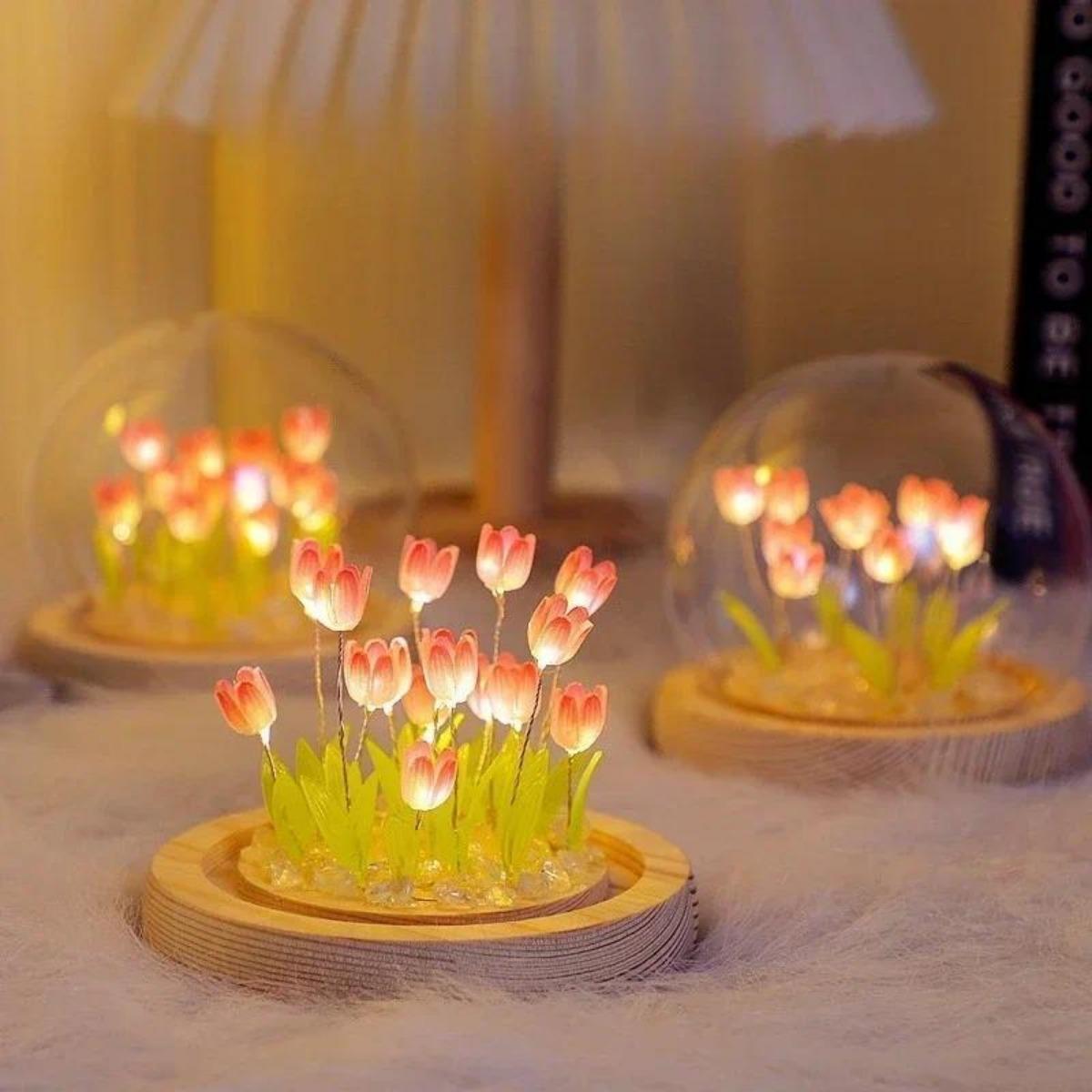 1 PC Handmade Tulip Night Ligh – обзор и цена Lighting Decoration Ideas For Home