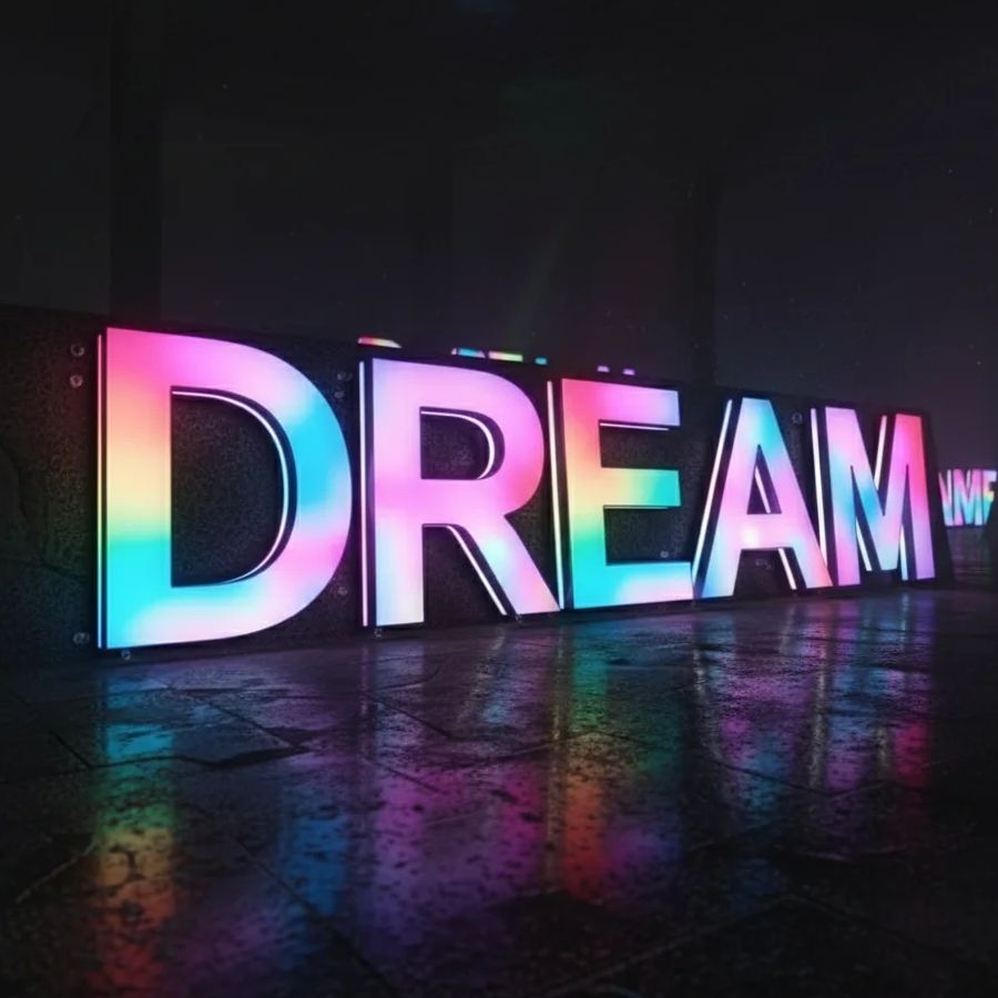 Custom RGB Metal LED Sign Wall – обзор и цена Lighting Decor Company