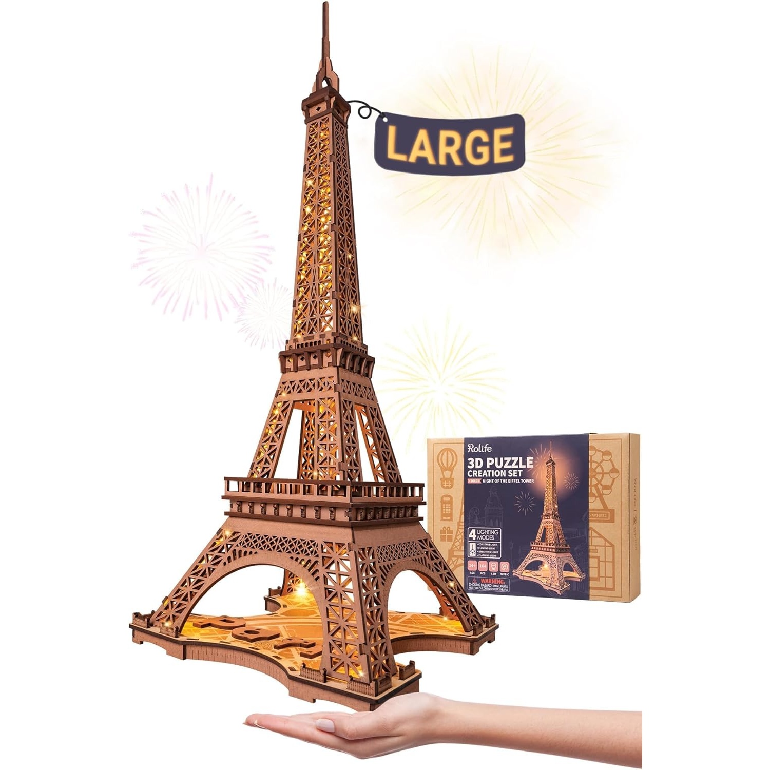Rolife 3D Wooden Puzzle Eiffel – обзор и цена Lighting Decoration Ideas For Home