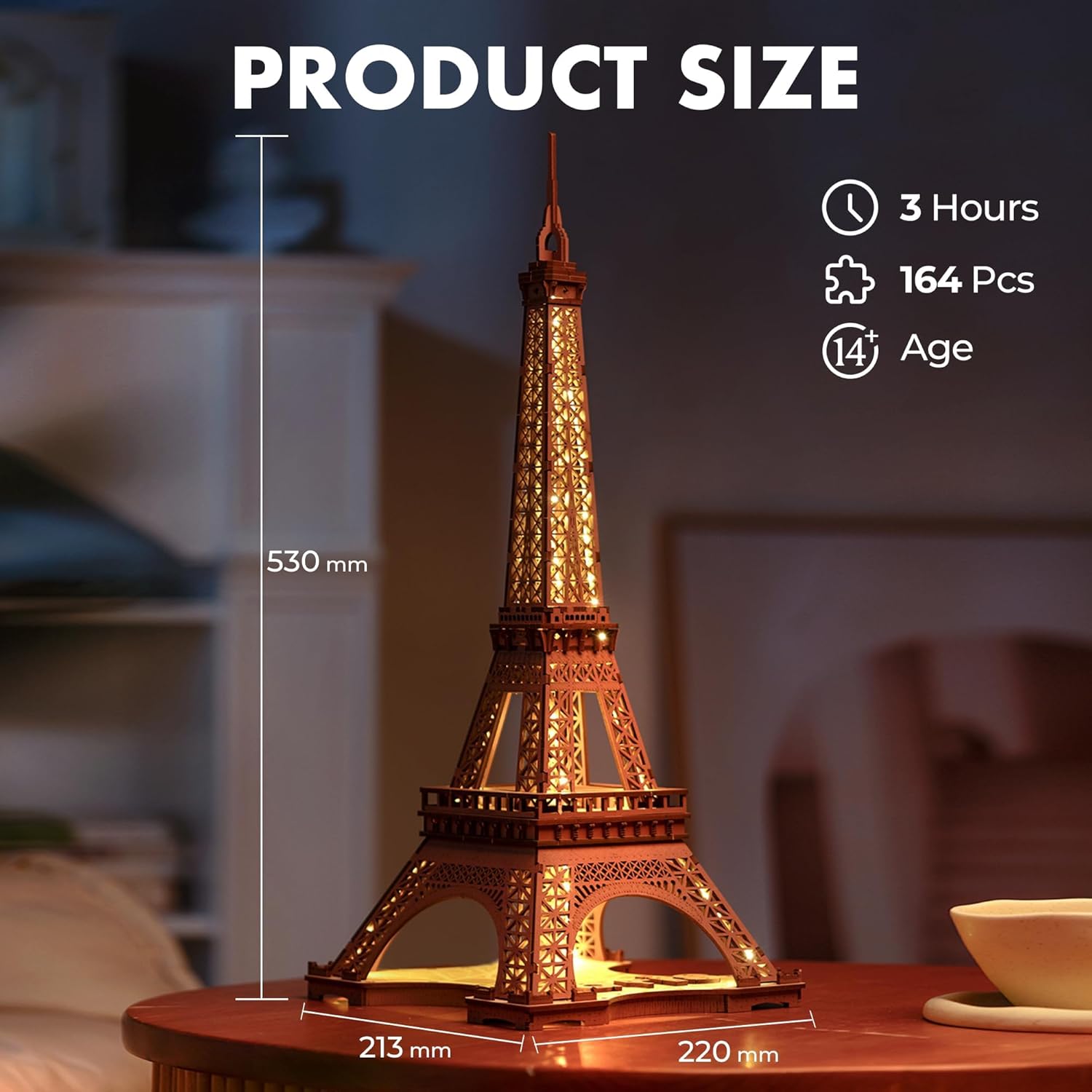 Rolife 3D Wooden Puzzle Eiffel – обзор и цена Lighting Decoration Ideas For Home