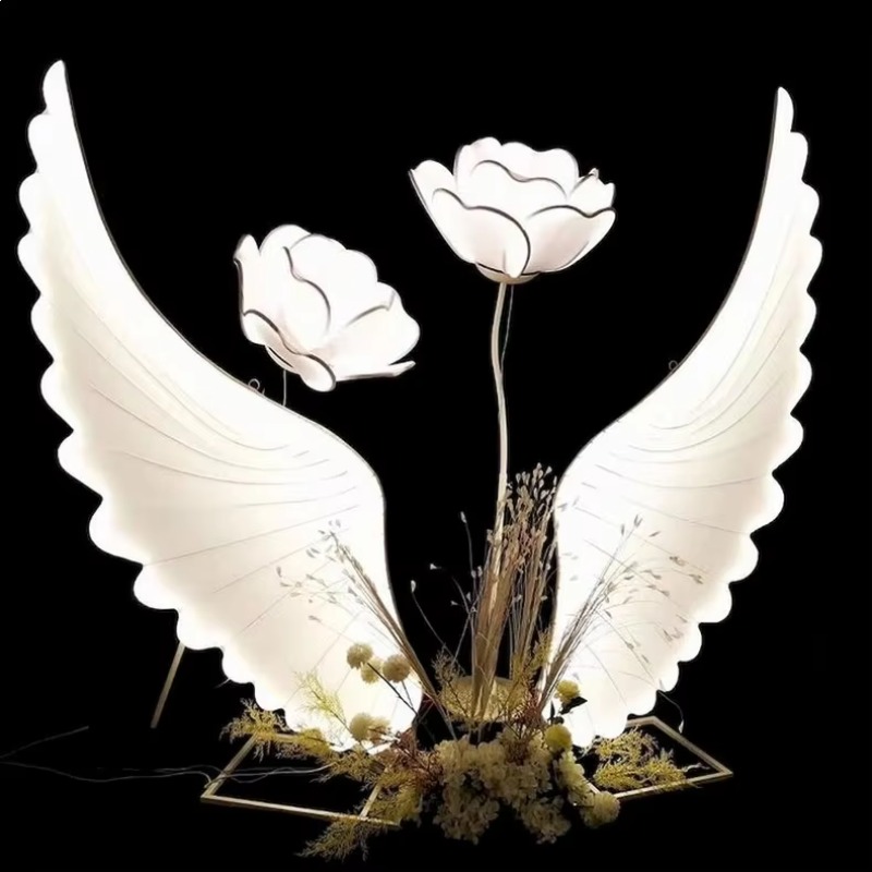 Glowing Angel Wings Light Prop – обзор и цена Lighting Decor For Wedding