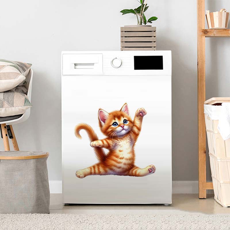 Yoga Cat  Wall Sticker Removab – обзор и цена Lighting Mcqueen Bedroom Decor