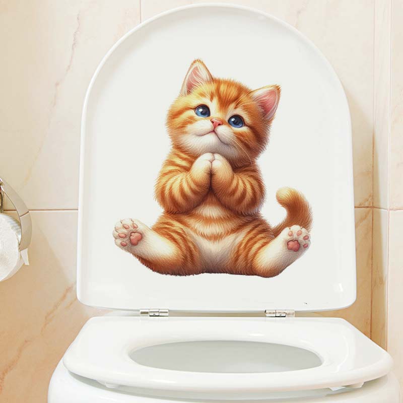 Yoga Cat  Wall Sticker Removab – обзор и цена Lighting Mcqueen Bedroom Decor