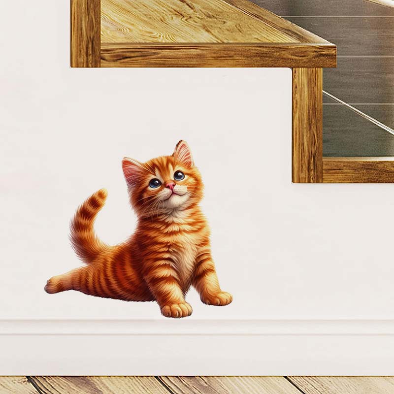 Yoga Cat  Wall Sticker Removab – обзор и цена Lighting Mcqueen Bedroom Decor