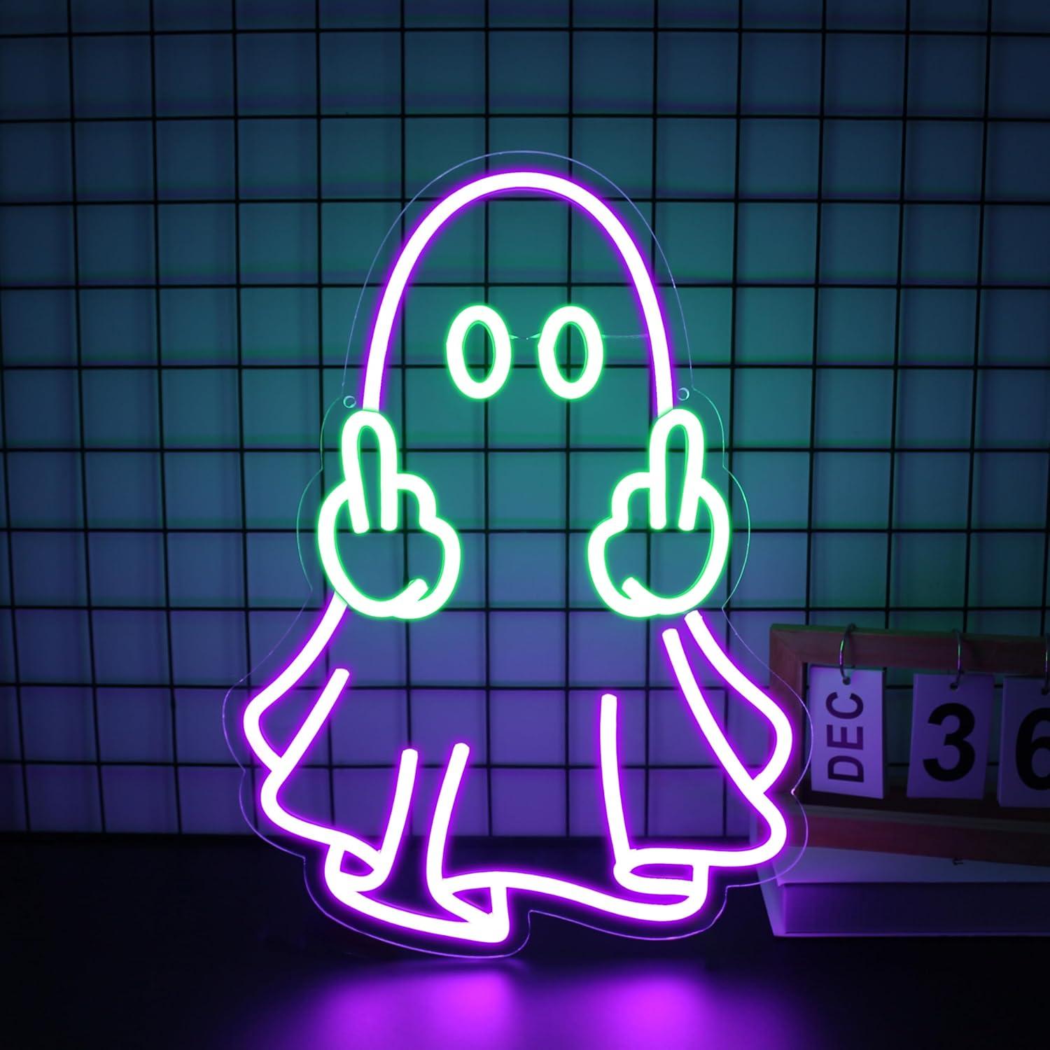 Ghost Neon Sign USB Powered LE – обзор и цена Lighting Decor Home