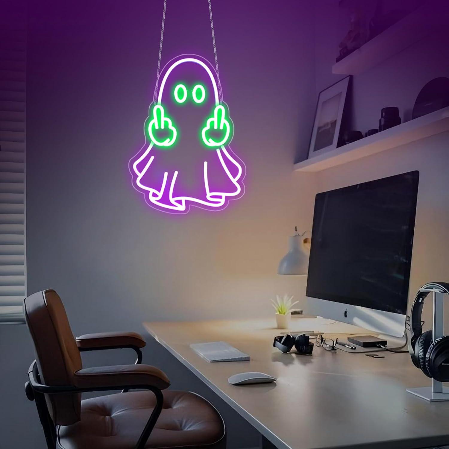 Ghost Neon Sign USB Powered LE – обзор и цена Lighting Decor Home