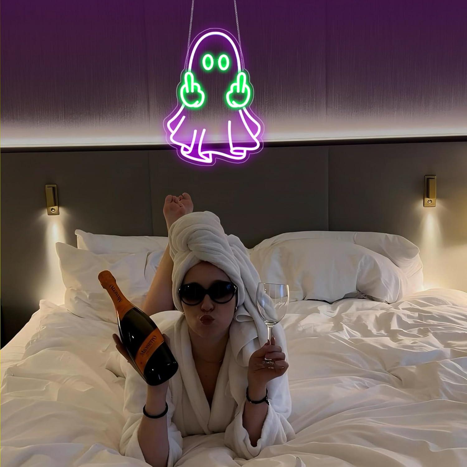Ghost Neon Sign USB Powered LE – обзор и цена Lighting Decor Home