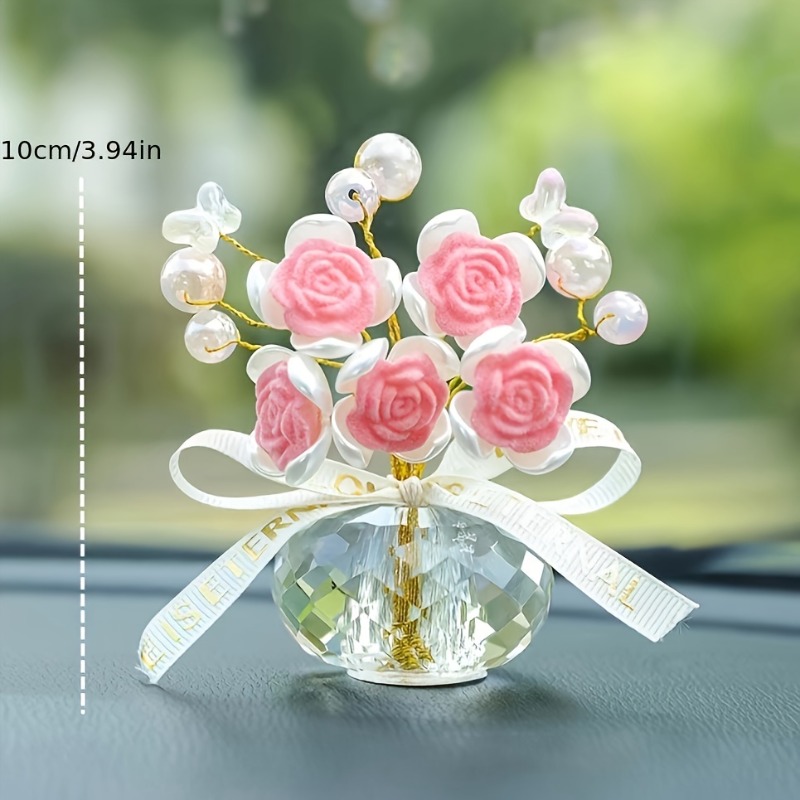 1PC Crystal Glass Rose Dashboa – обзор и цена Lighting Mcqueen Bedroom Decor