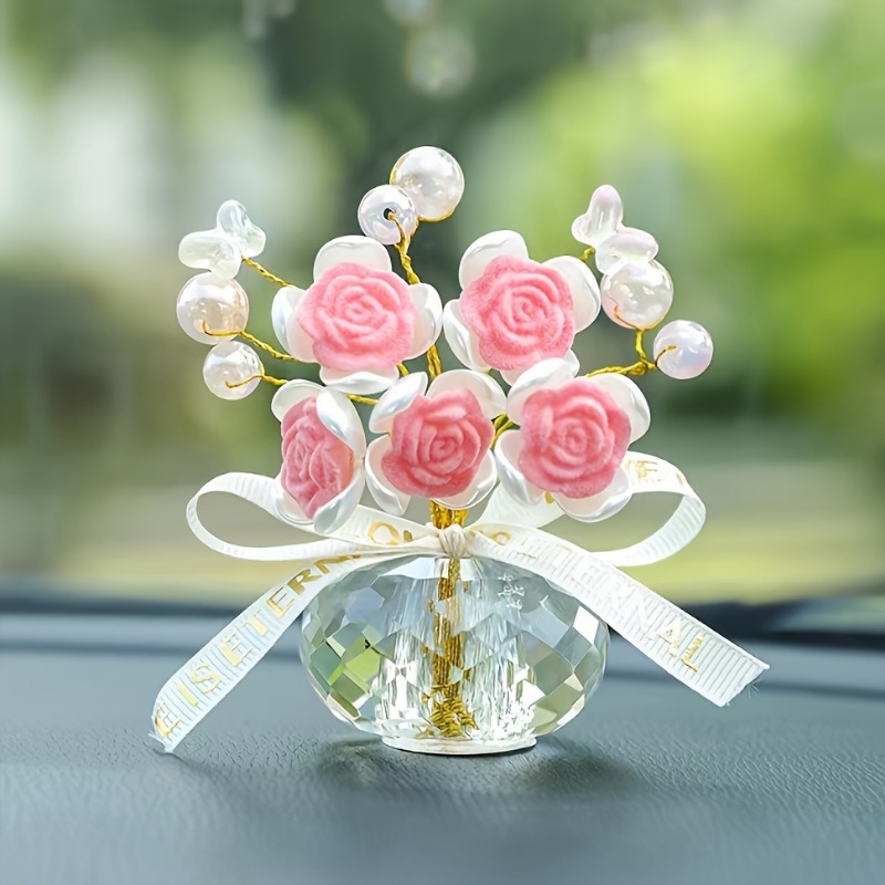 1PC Crystal Glass Rose Dashboa – обзор и цена Lighting Mcqueen Bedroom Decor