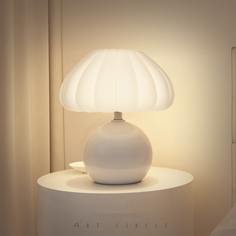 Cream Style Bedside Table Lamp – обзор и цена Mushroom Table Lamp
