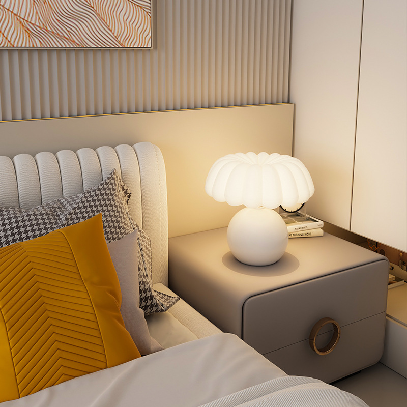 Cream Style Bedside Table Lamp – обзор и цена Mushroom Table Lamp