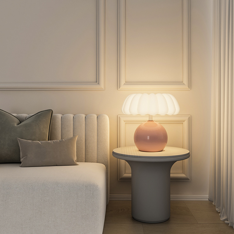 Cream Style Bedside Table Lamp – обзор и цена Mushroom Table Lamp