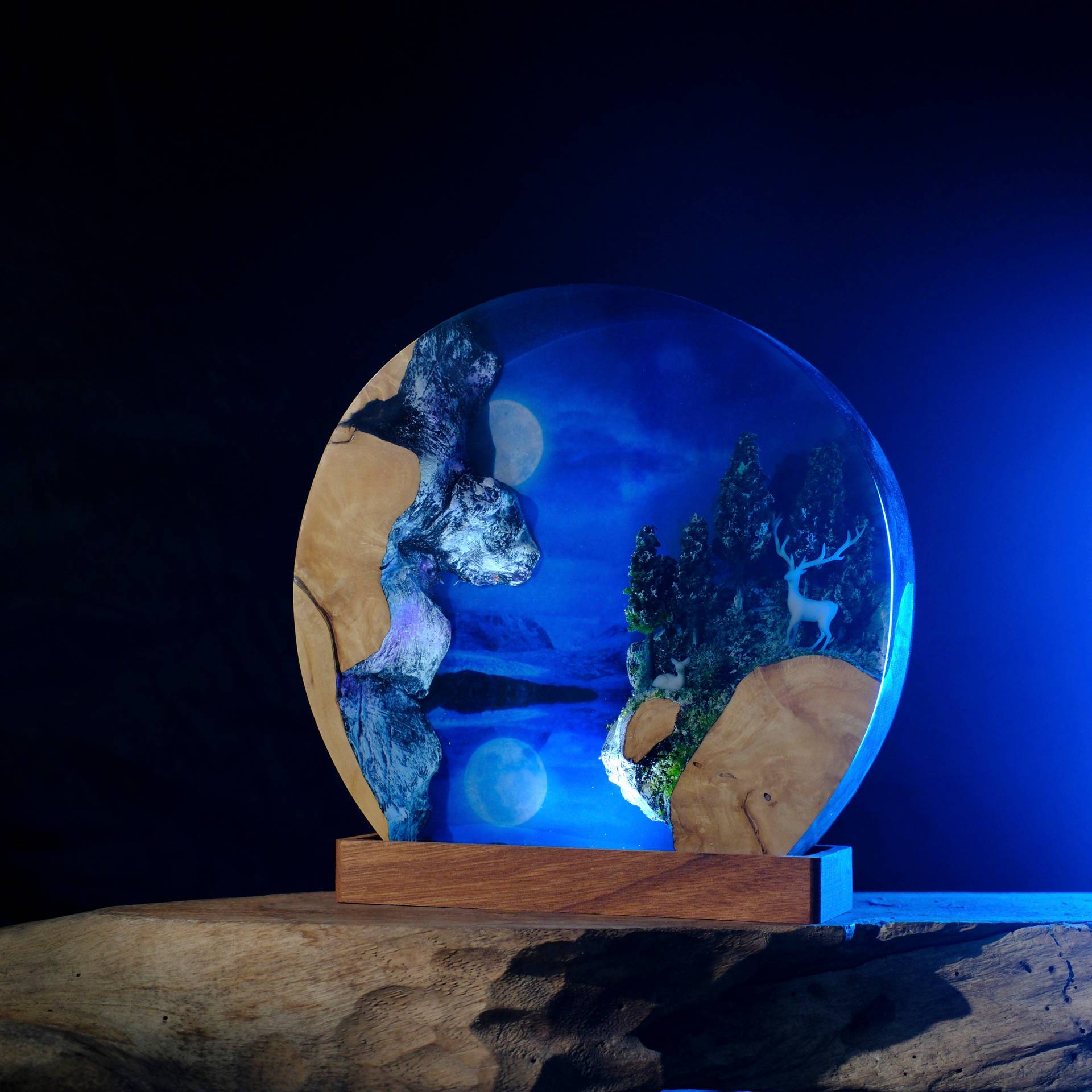 Customized Items Resin Table L – обзор и цена Lighting Decor Items