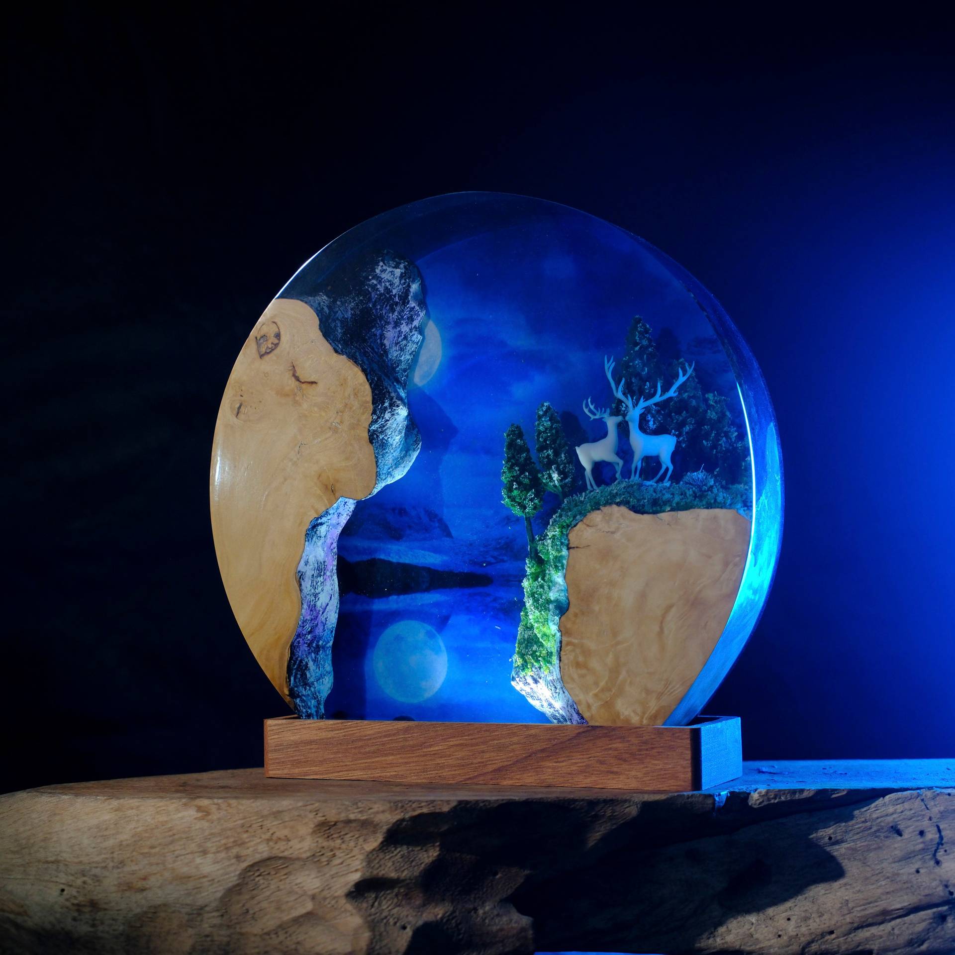 Customized Items Resin Table L – обзор и цена Lighting Decor Items