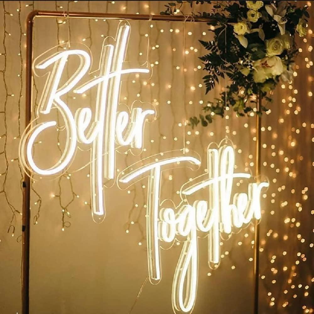 Better Together Neon Sign USB  – обзор и цена Lighting Decor For Wedding