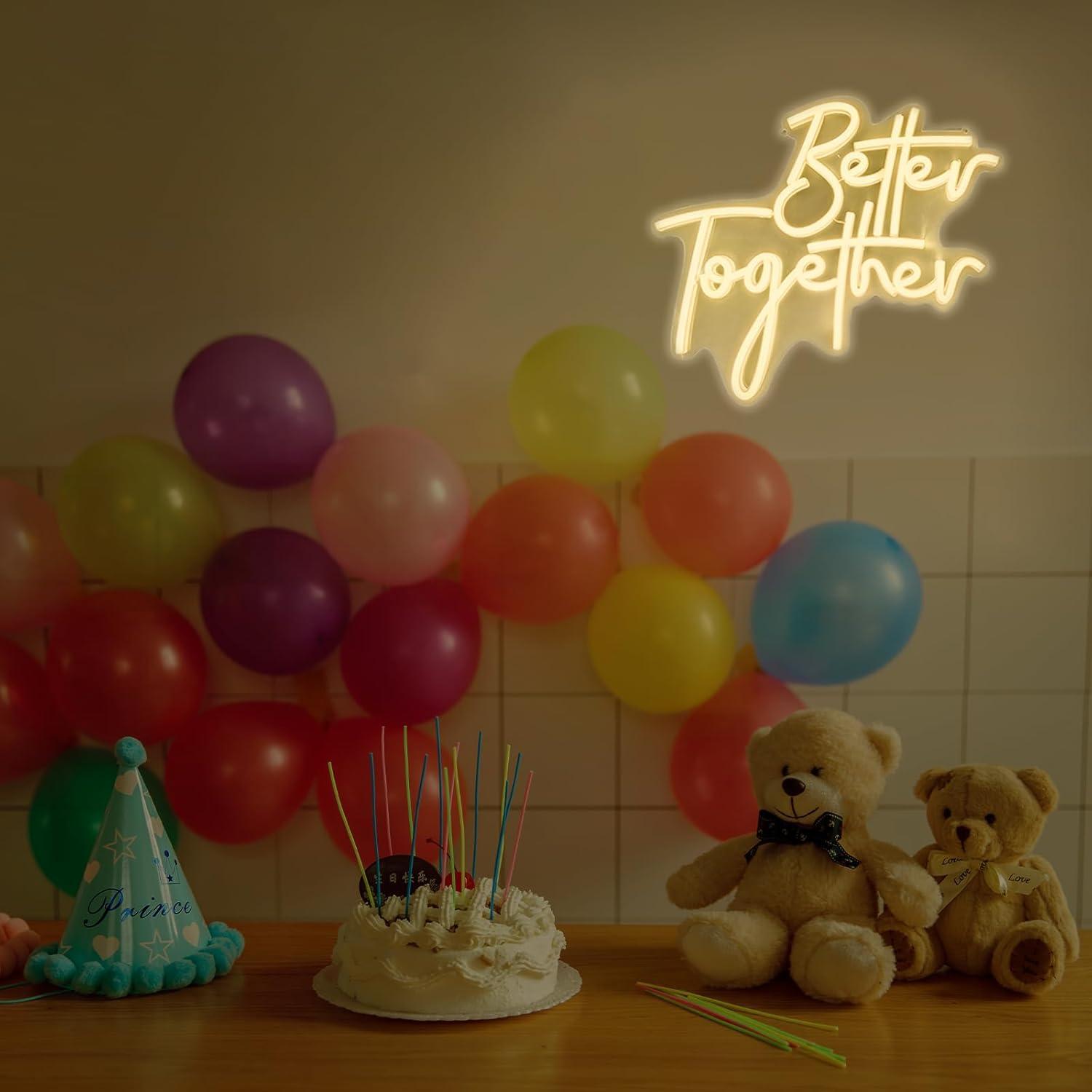 Better Together Neon Sign USB  – обзор и цена Lighting Decor For Wedding