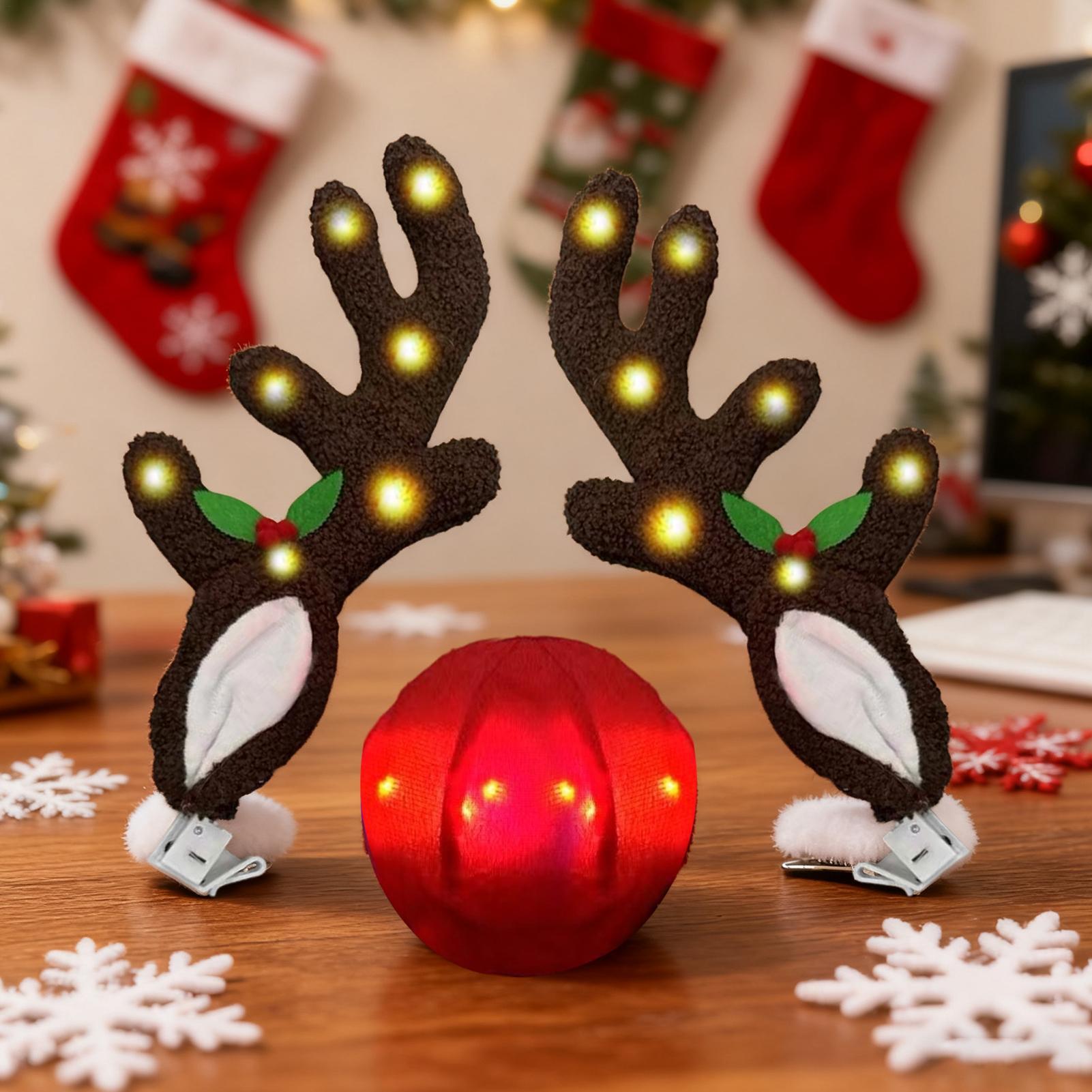 Car Reindeer Antlers Light Up  – обзор и цена Up Lighting Decor