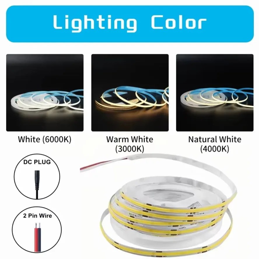 12V 24V DC Plug 5m High Densit – обзор и цена Lighting Decor And More