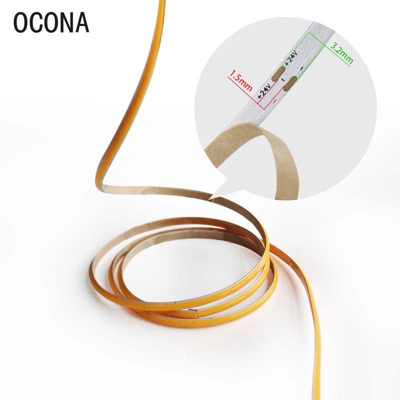 4mm Narrow COB LED Strip Light – обзор и цена Lighting Mcqueen Bedroom Decor