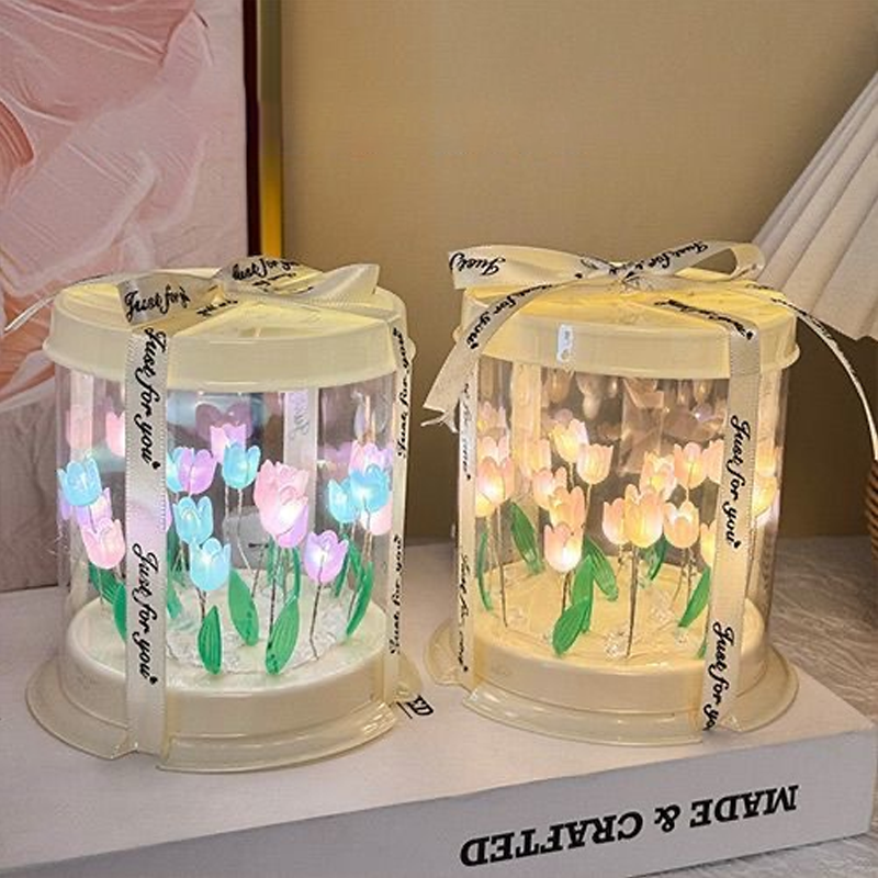 DIY Tulip Lamp Simulation Flow – обзор и цена Lighting Table Decor