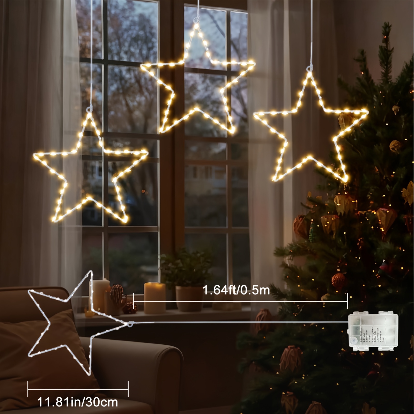 6/3pcs Battery Operated Hangin – обзор и цена Up Lighting Decor