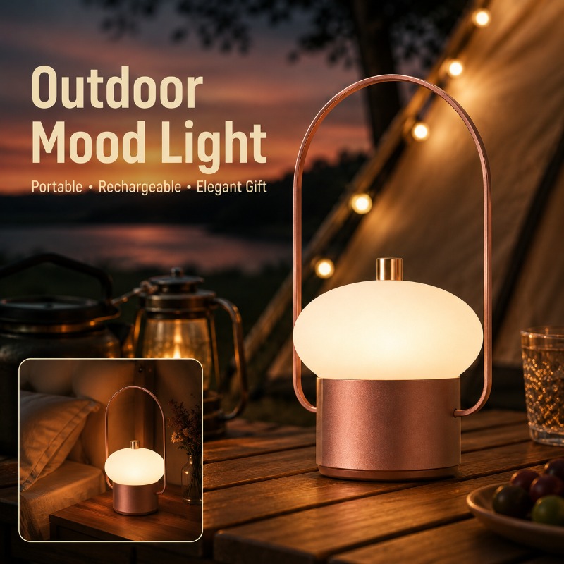 Rechargeable Portable Mushroom – обзор и цена Mushroom Table Lamp