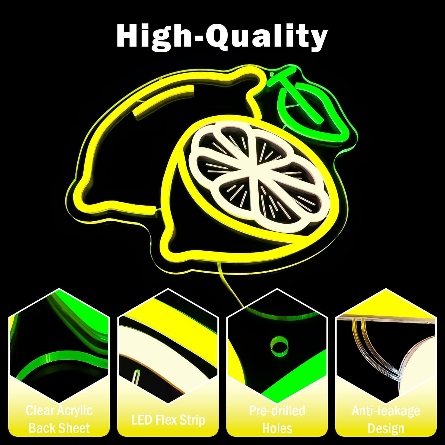 Lemon Neon Sign Dimmable LED L – обзор и цена Up Lighting Decor