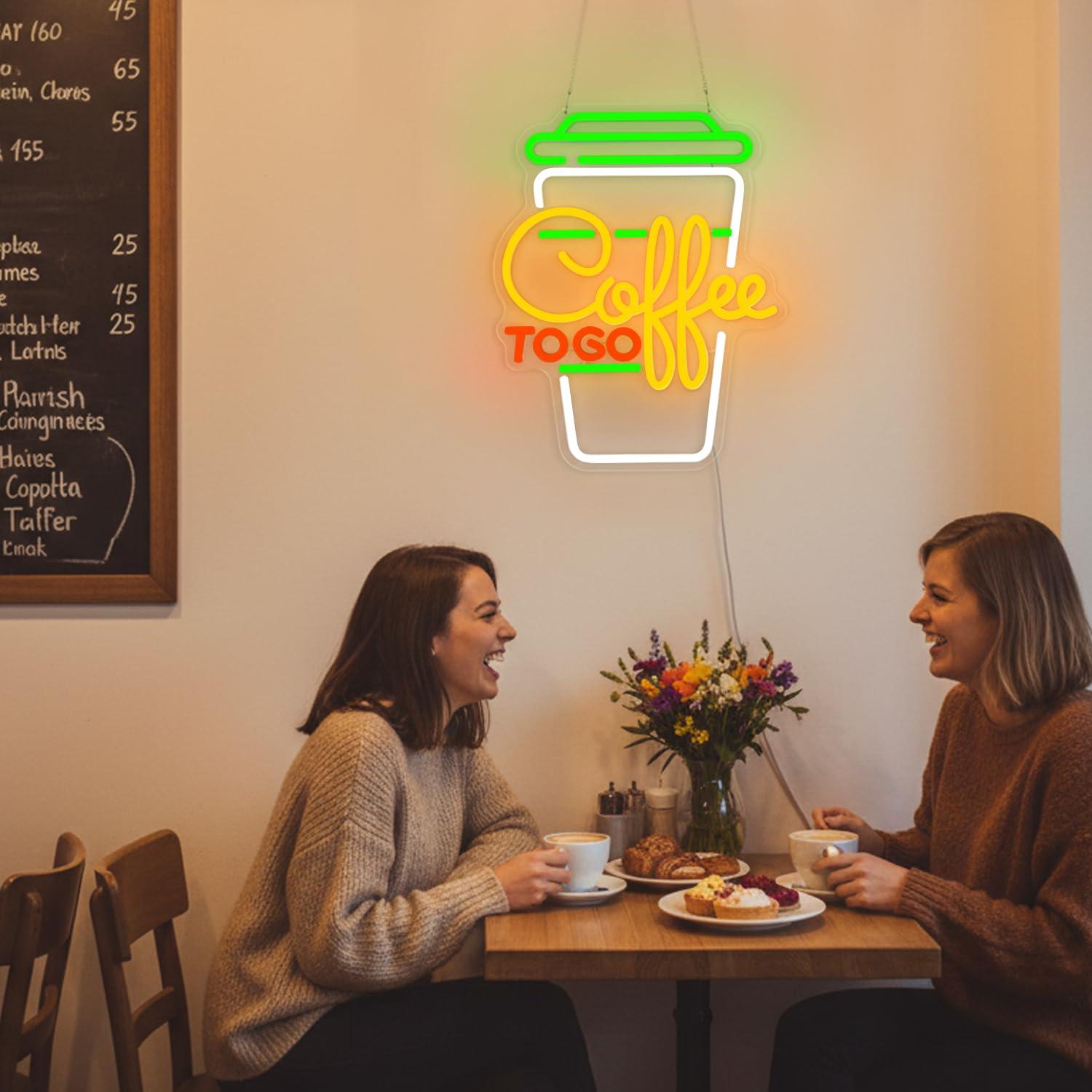 Coffee Neon Sign USB Dimmable  – обзор и цена Kitchen Decor Lighting