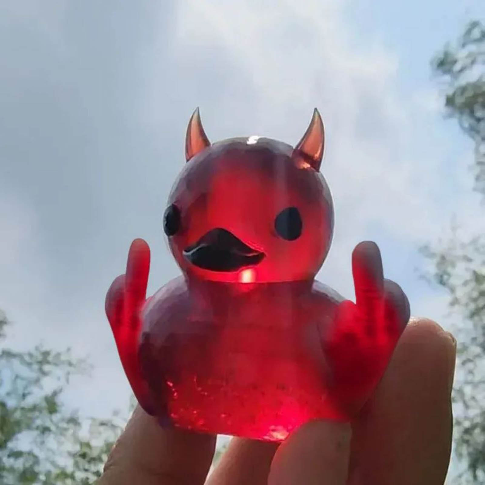 Devil Middle Finger Duck Deskt – обзор и цена Lighting Mcqueen Bedroom Decor