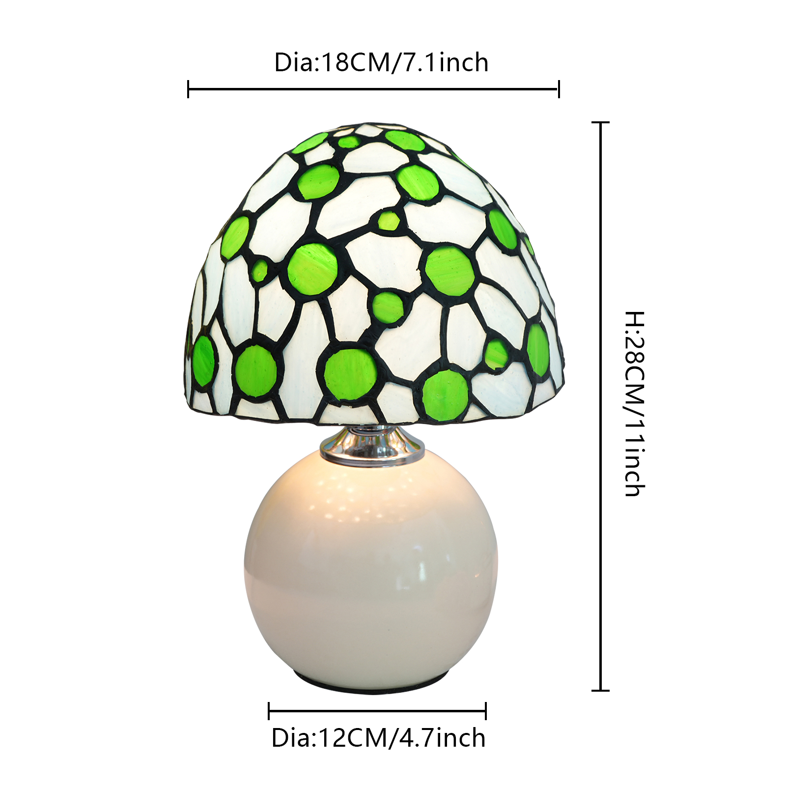 Creative glass Mushroom Style  – обзор и цена Mushroom Table Lamp