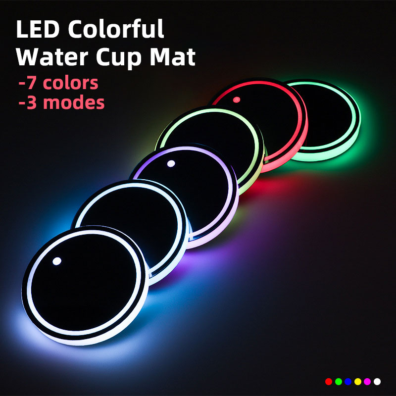 New LED Cup Holder Lights Car  – обзор и цена Up Lighting Decor
