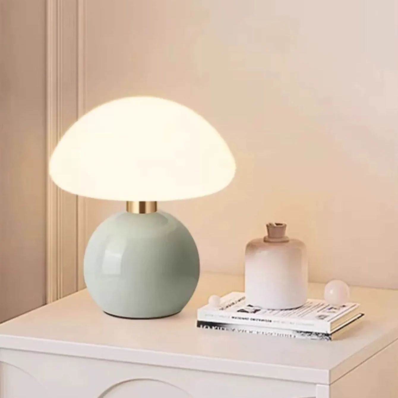 Modern minimalist mushroom tab – обзор и цена Mushroom Table Lamp