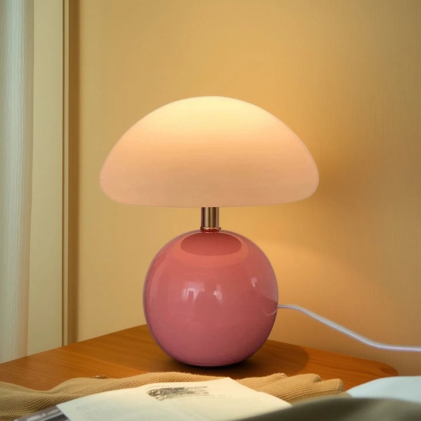 Modern minimalist mushroom tab – обзор и цена Mushroom Table Lamp