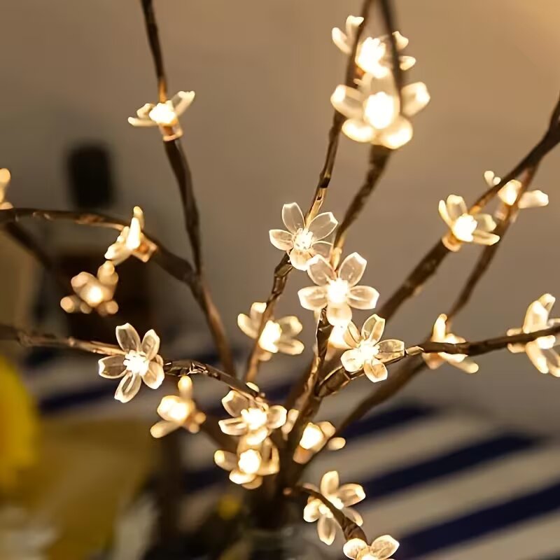 1/2PC 20LED Cherry Blossom Tre – обзор и цена Lighting Table Decor