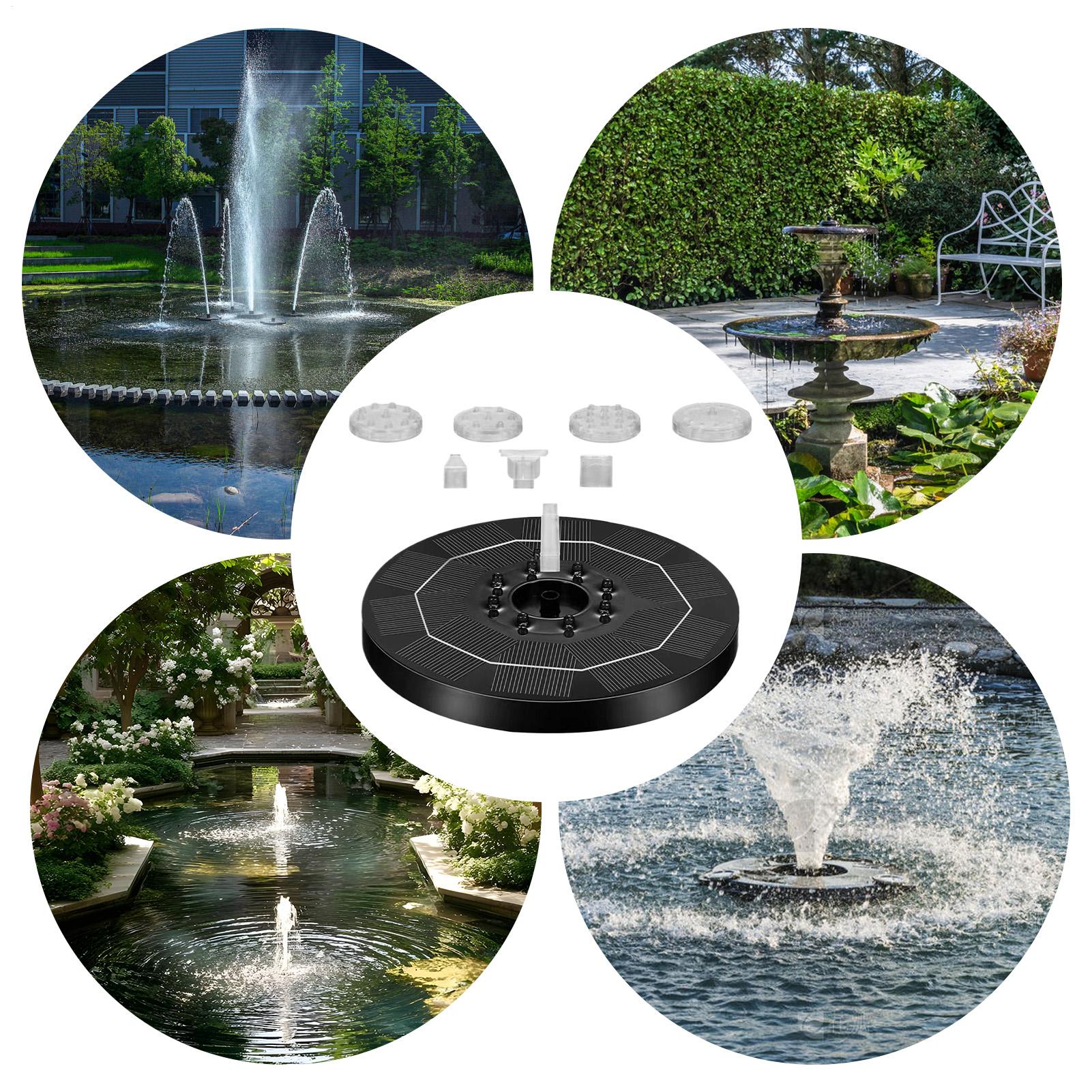 Fountain Pump Solar Adjustable – обзор и цена Up Lighting Decor