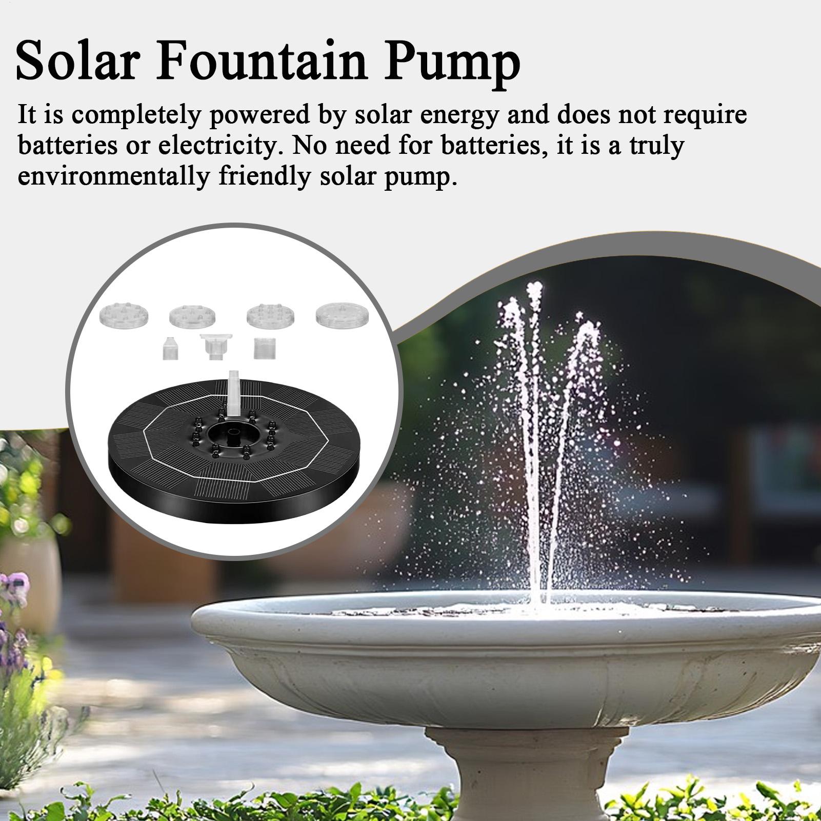 Fountain Pump Solar Adjustable – обзор и цена Up Lighting Decor