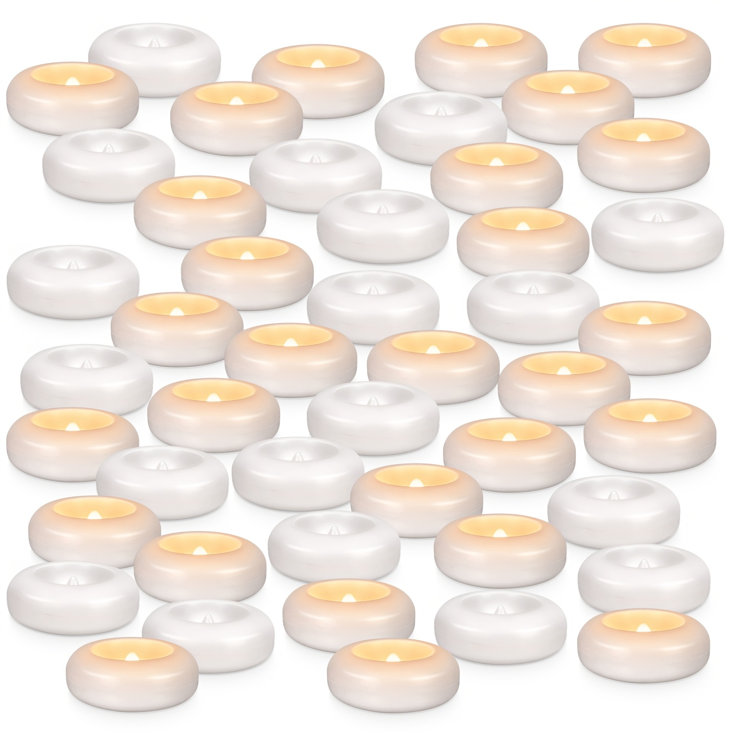 48 LED Floating Candles, 3-inc – обзор и цена Up Lighting Decor