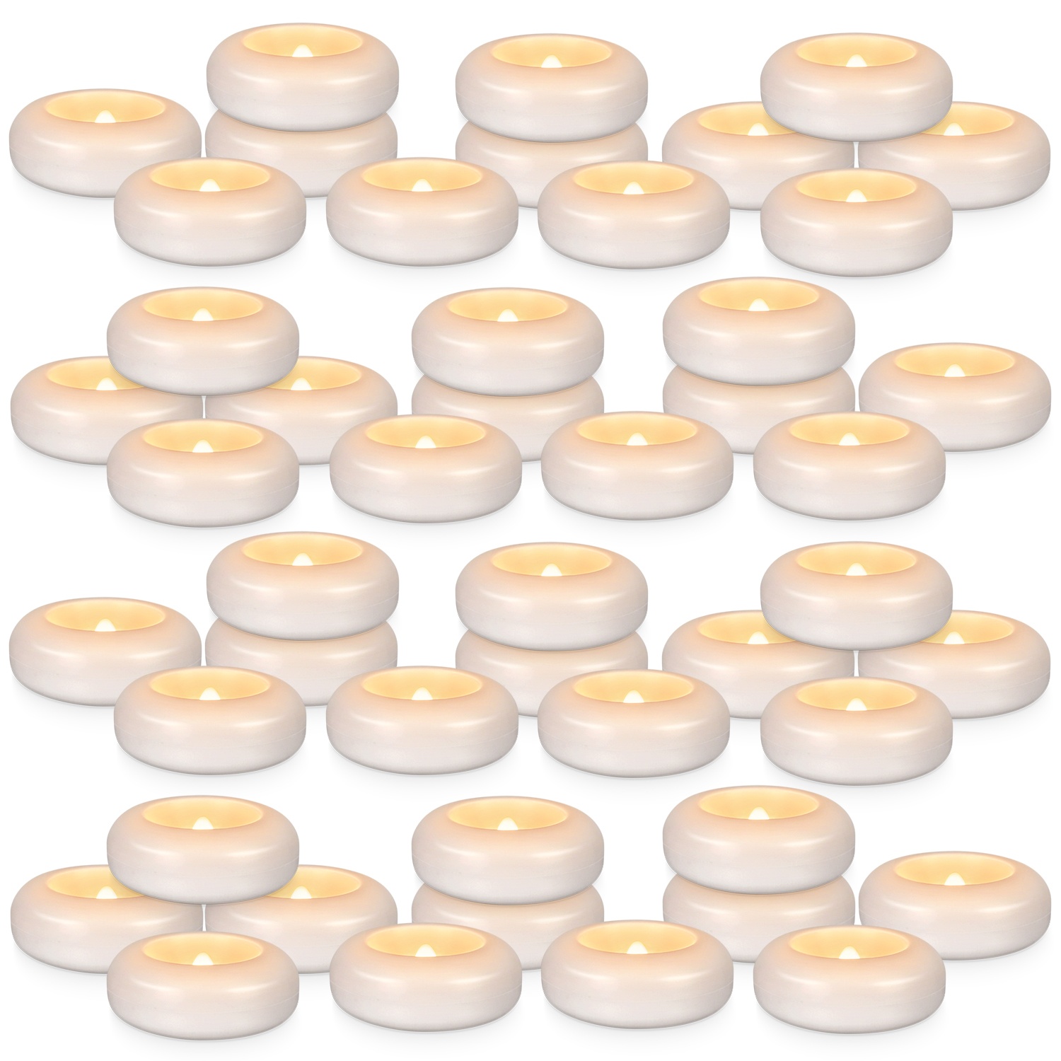 48 LED Floating Candles, 3-inc – обзор и цена Up Lighting Decor